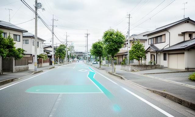 埼玉県越谷市の街並みと越谷・八潮線沿線のアクセスイメージ